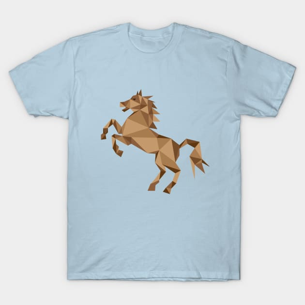 Geometric Horse T-Shirt by martinussumbaji